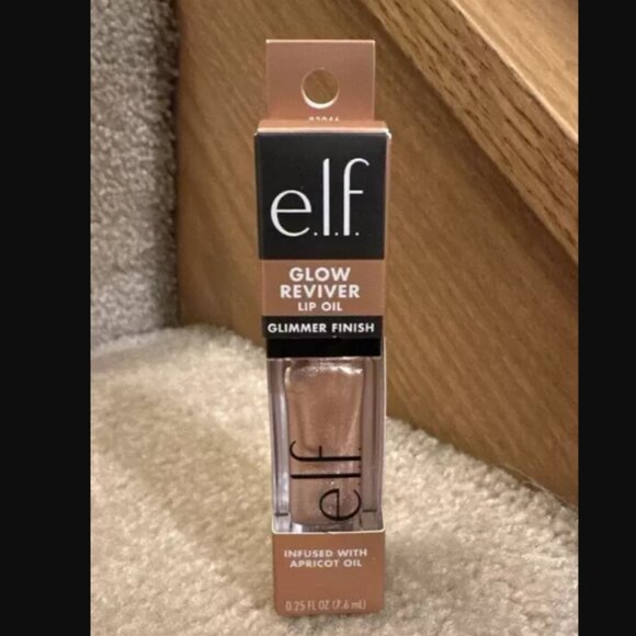[e.l.f.] Glow Reviver CRYSTAL BALLER Glimmer Finish Lip Oil Gloss 0.25 fl oz - Picture 1 of 2